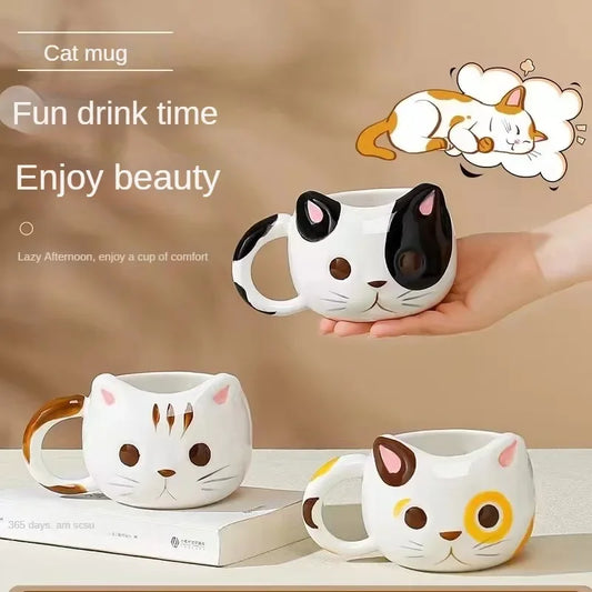 Creative Cat Shaped Mug Cups