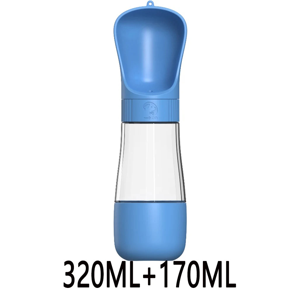2‑in‑1 Portable Dog Water Bottle