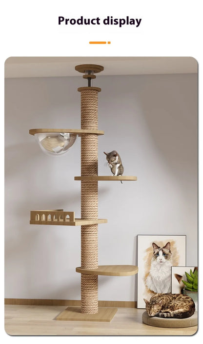 Cat Supplies Wooden Cats Tree