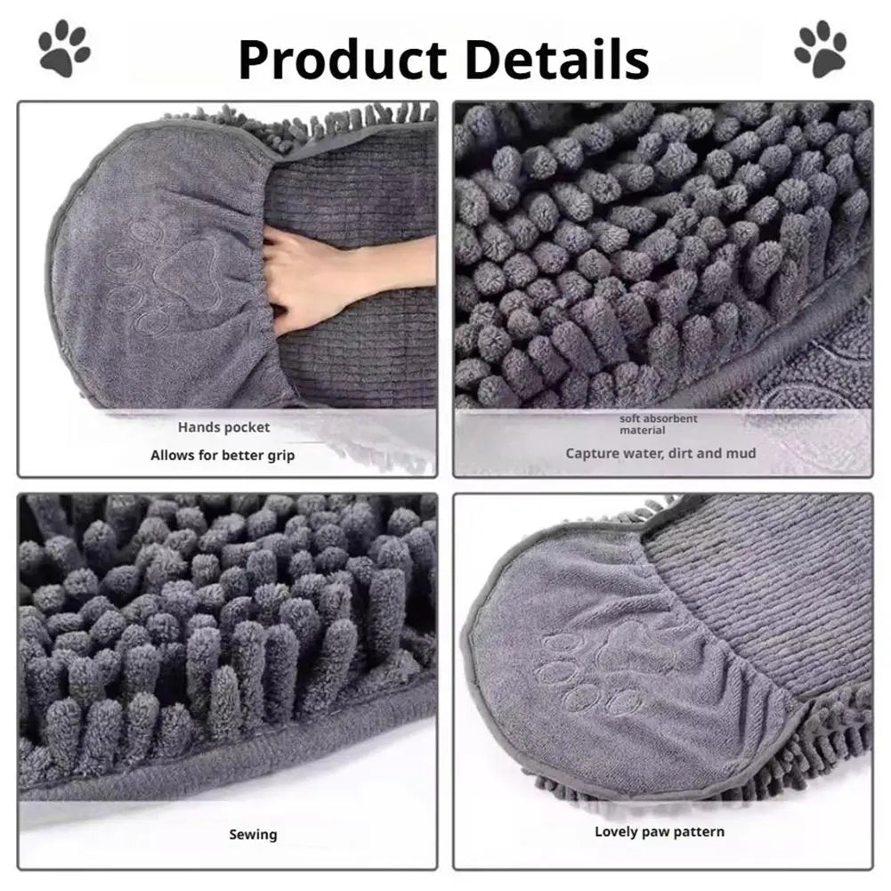 Quick‑Dry Pet Towel