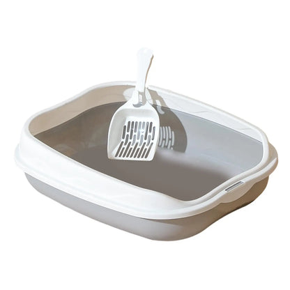 Cat Litter Box with High Sides - Semi Closed