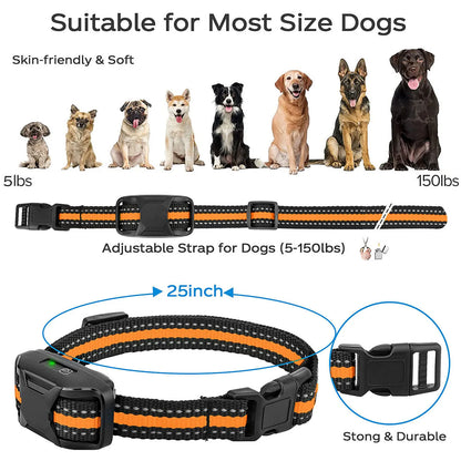 3300Ft Electric Dog Training Collar with Remote Control - Waterproof for dogs between 5-120lbs