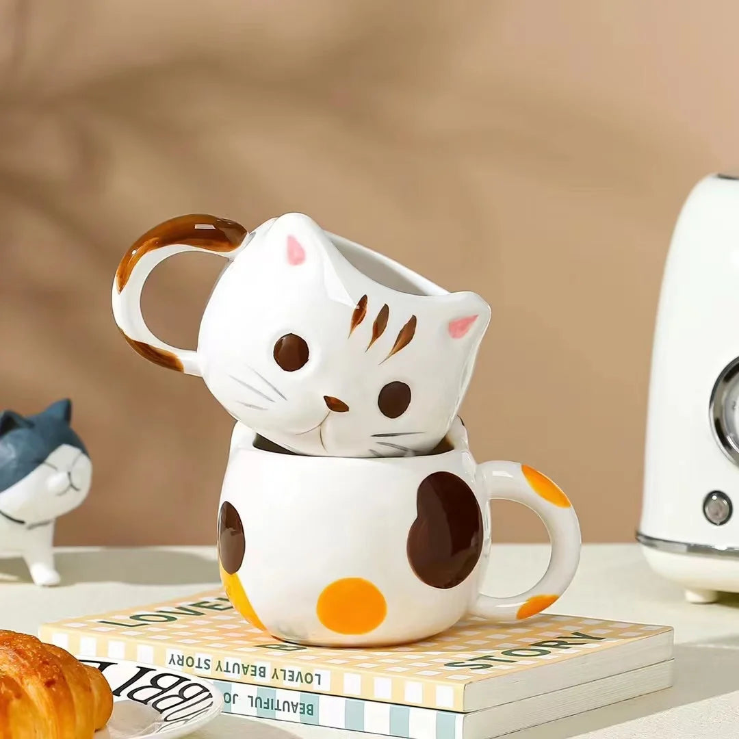 Creative Cat Shaped Mug Cups