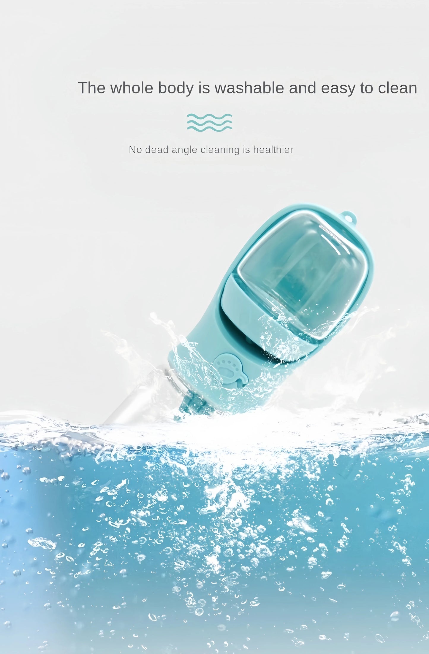 Portable Dog Water Bottle with Food Storage