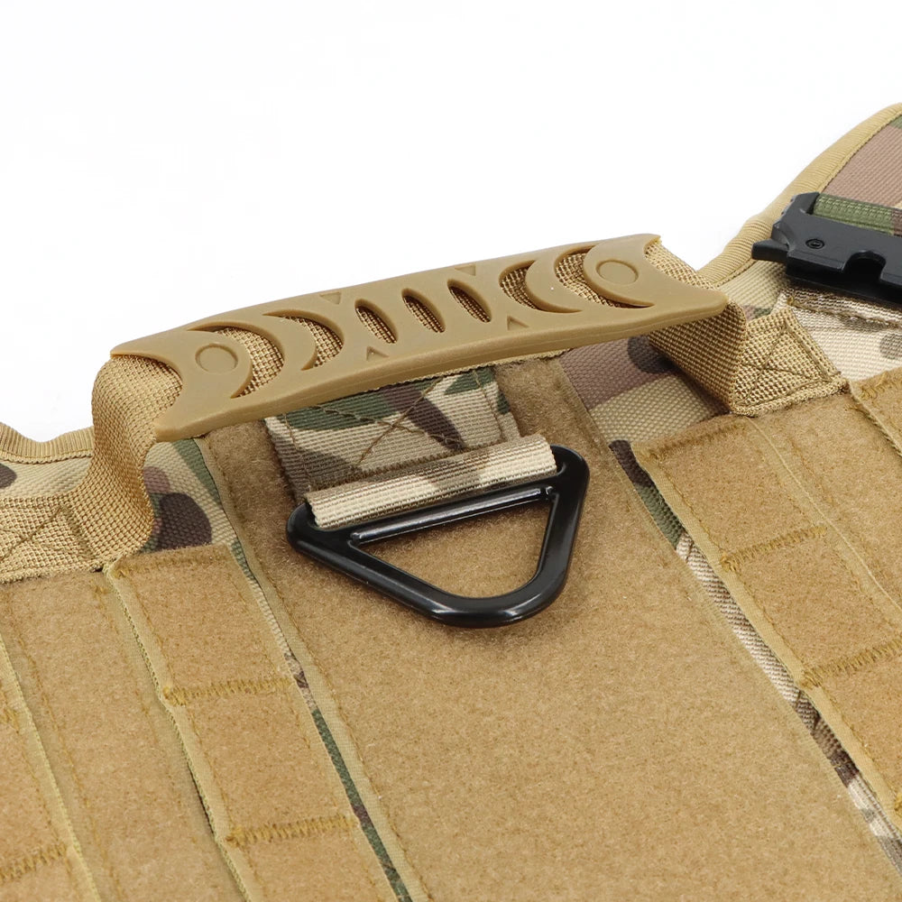 Military Large Dog Harness Collar