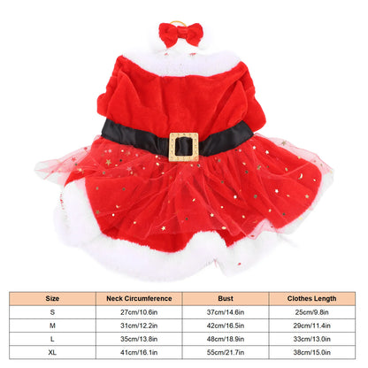 Pet Christmas Costume Fun Cute