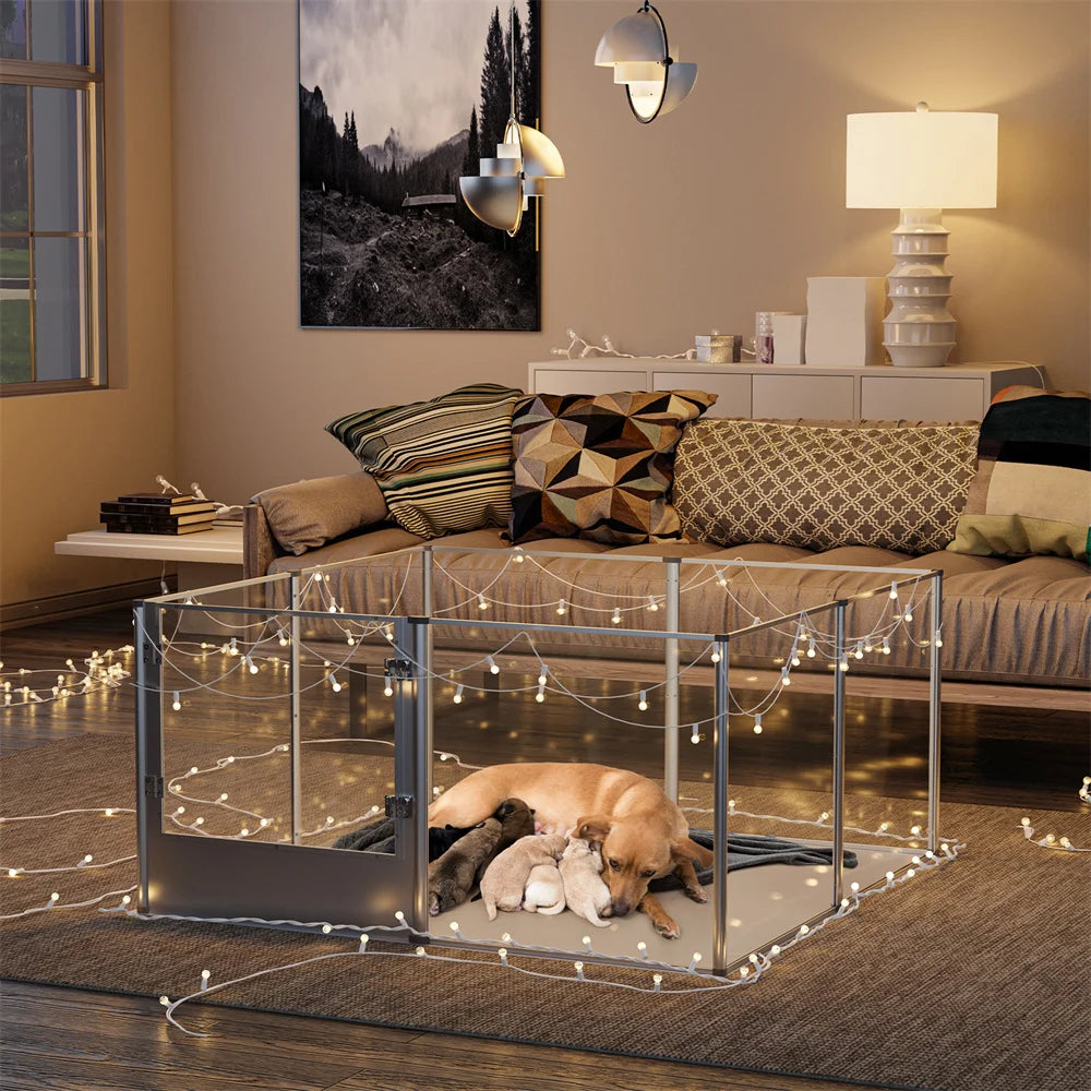 Extra Large Dog Playpen - Acrylic