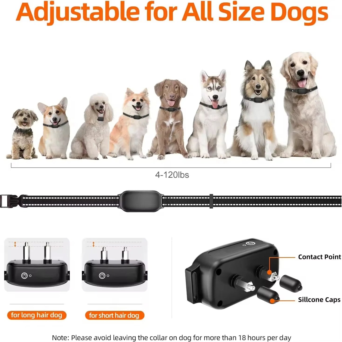 3300ft Electric Dog Training Shock Collar with Remote