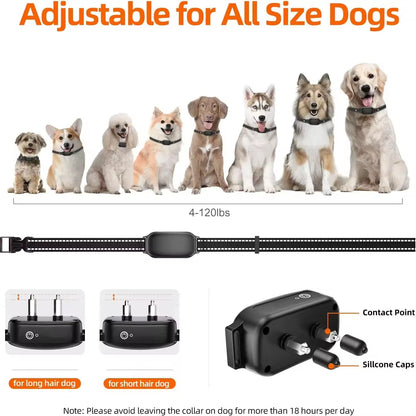 3300ft Electric Dog Training Shock Collar with Remote