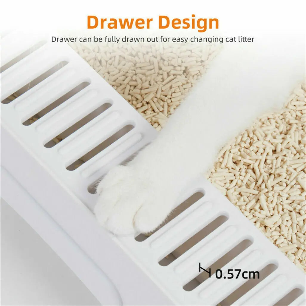 Cat Litter Box with Scoop and Sifting Tray