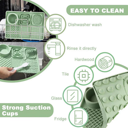 Silicone Slow‑Feeding Mat