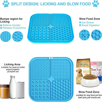 Silicone Slow‑Feeding Mat