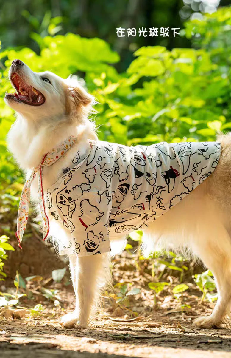 Summer Breathable Pet Shirt Dog