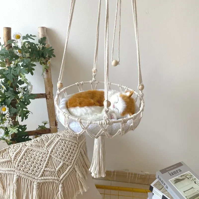 Pet Hammock Cat Swing Hand