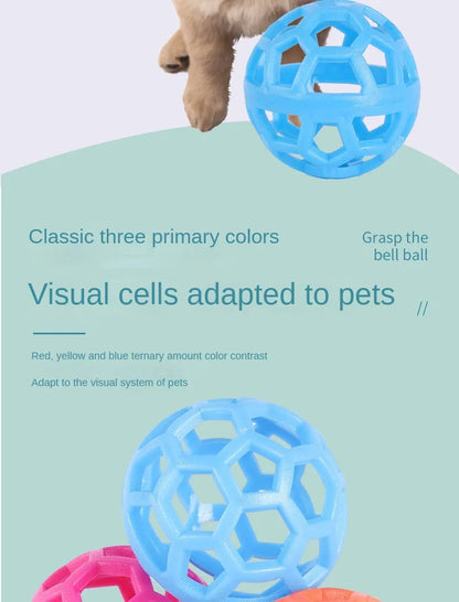 2‑Pack Hollow Ball Puppy Toys