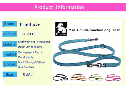 7-in1 multi-purpose dog leash.