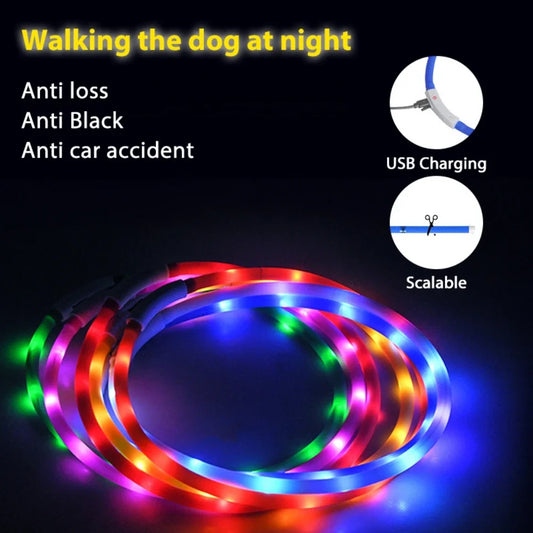 Led Glowing Dog Collar Pet