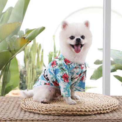 Pet Summer Cotton Shirts Hawaii
