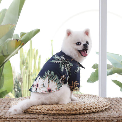 Pet Summer Cotton Shirts Hawaii