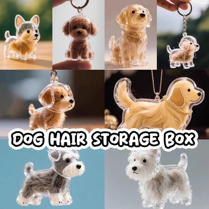 Pet Hair Memorial Pendant Keychain