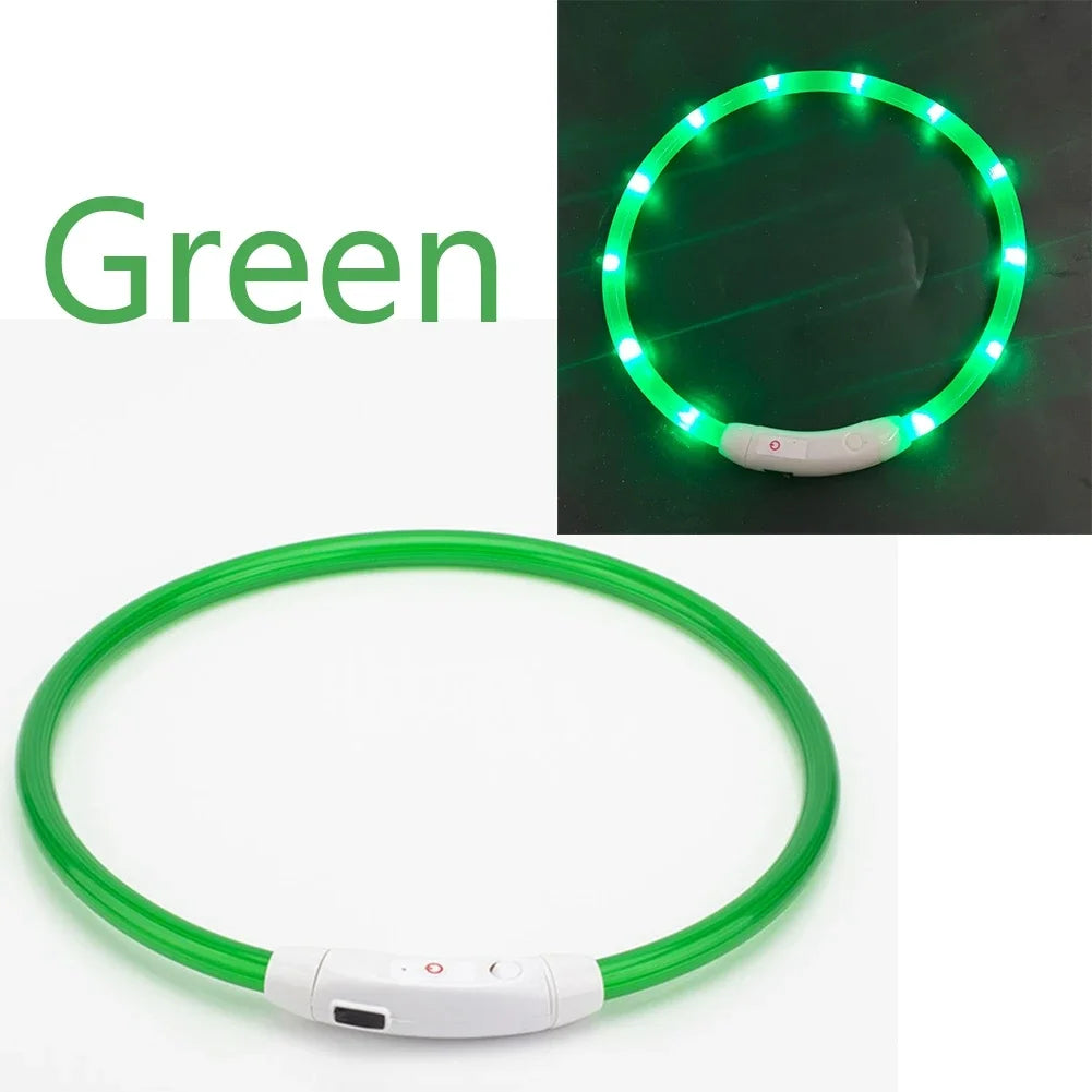 Led Glowing Dog Collar Pet