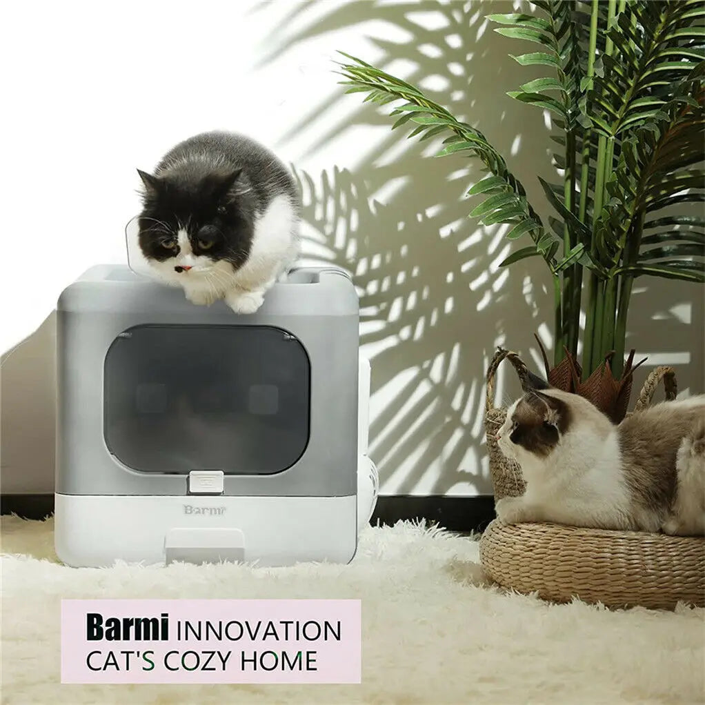 Cat Litter Box with Scoop and Sifting Tray