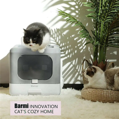 Cat Litter Box with Scoop and Sifting Tray