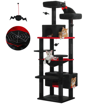 Large Cat Tree with Sisal-Covered Scratching Posts