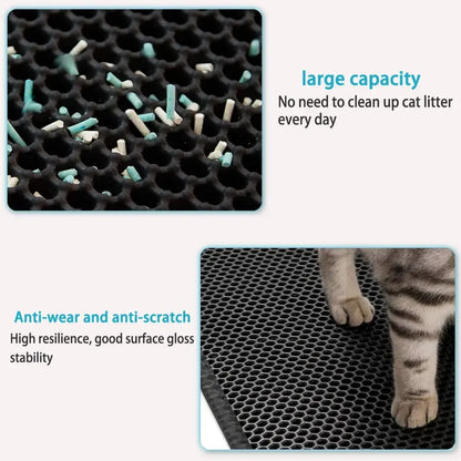 Cat Litter Mat - Double Layered and Waterproof