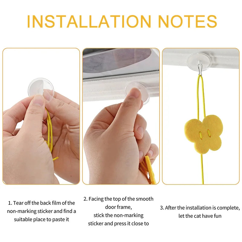 Interactive Cat Toy Hanging Simulation Cat Toy Funny Self-he