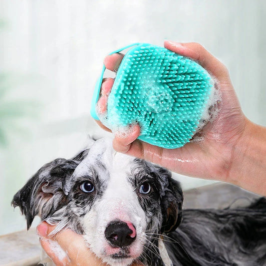 Soft Silicone Massager Pet Bathing Brush