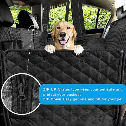 Dog Backseat Cover Waterproof Pet Travel Dog Carrier Hammock