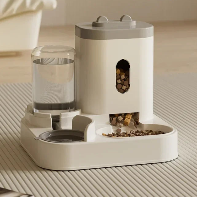 Automatic Dog/Cat Feeder With Water Fountain
