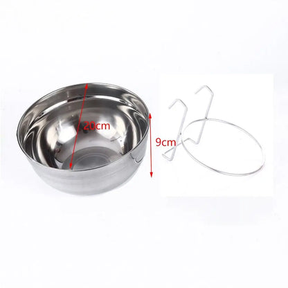 Protable Stainless Steel Hang-On Pet