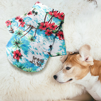 Pet Summer Cotton Shirts Hawaii