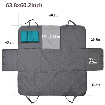 Waterproof Car Seat Hammock—No-Slip, No-Scratch