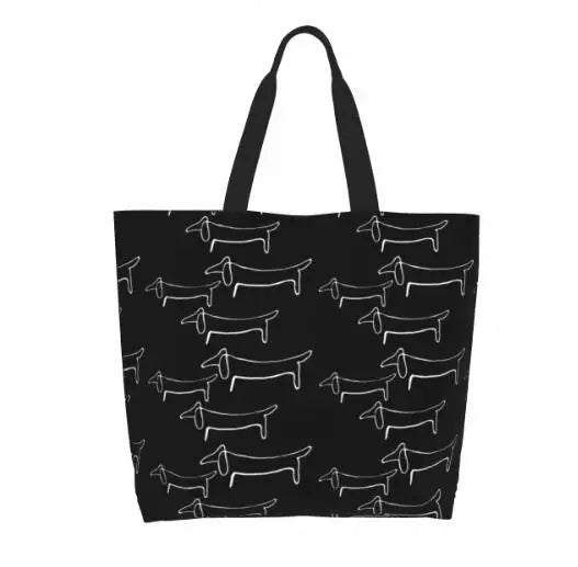 Cute Dachshund Dog Tote Bag