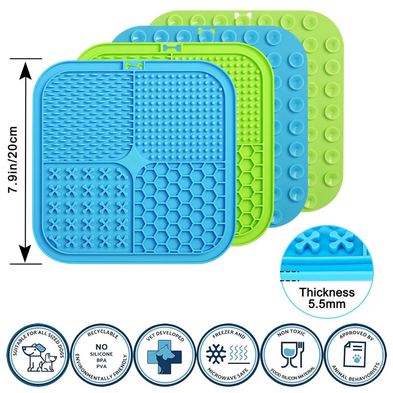 Silicone Slow‑Feeding Mat