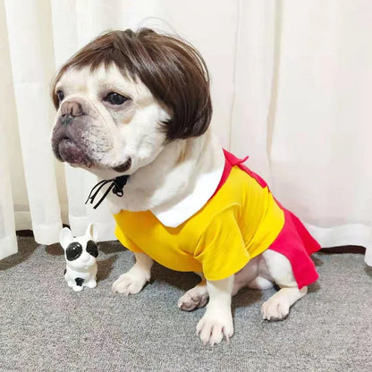 Funny Karen Wig for Dogs – Hilarious Halloween Costume