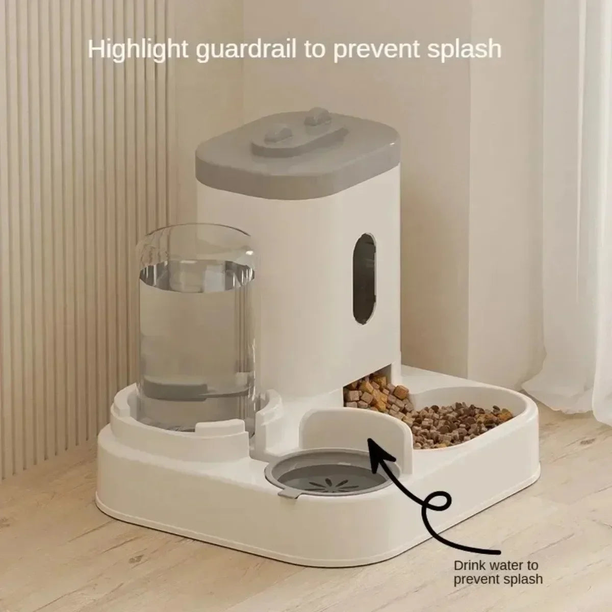 Automatic Dog/Cat Feeder With Water Fountain