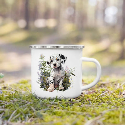 Dachshund Bulldog Border Colliegolden Retriever Printed Enam