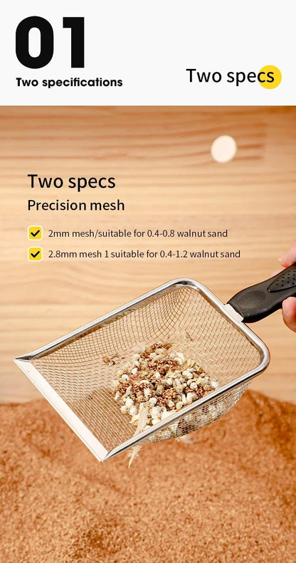 Cat Litter Shovel - Stainless Steel