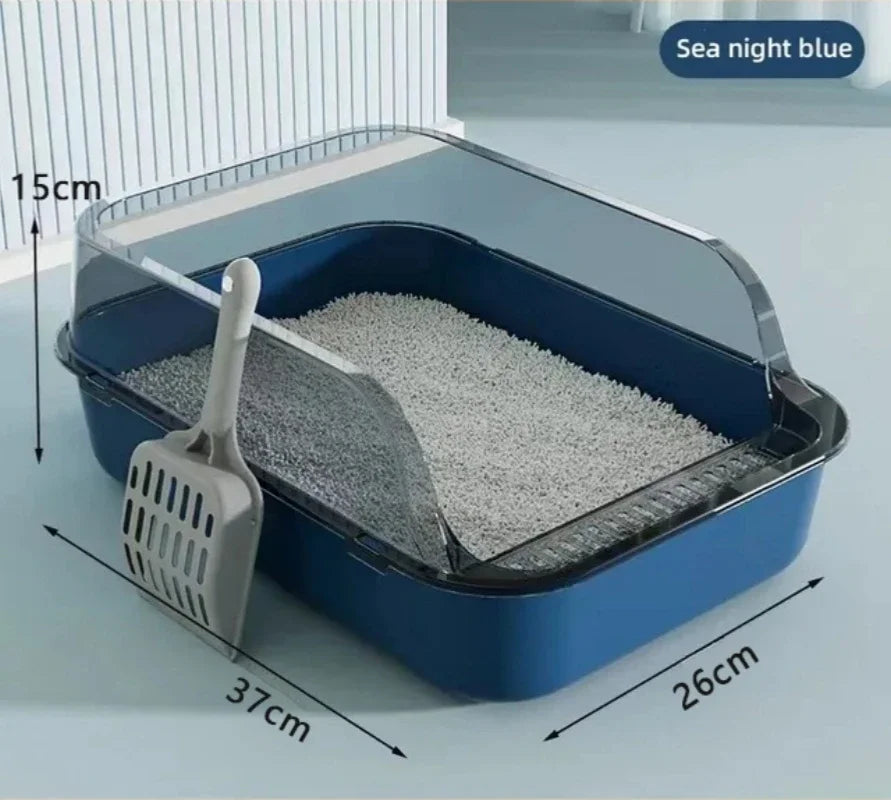Sandbox Cat Litter Box - Semi-enclosed