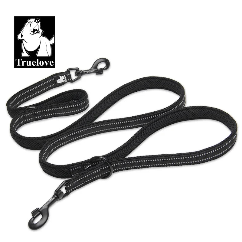 Truelove Pet Dog Leash Multi-function Reflective Hand Free T