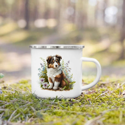 Dachshund Bulldog Border Colliegolden Retriever Printed Enam