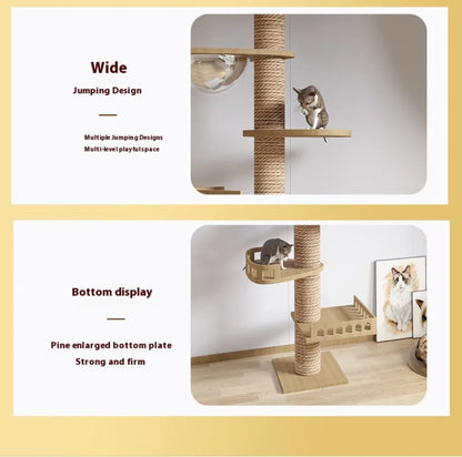 Cat Supplies Wooden Cats Tree