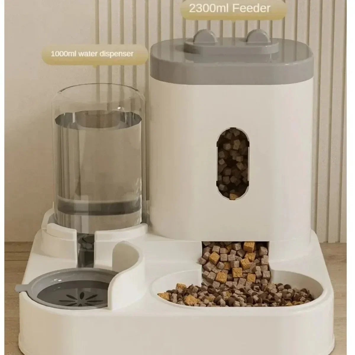 Automatic Dog/Cat Feeder With Water Fountain