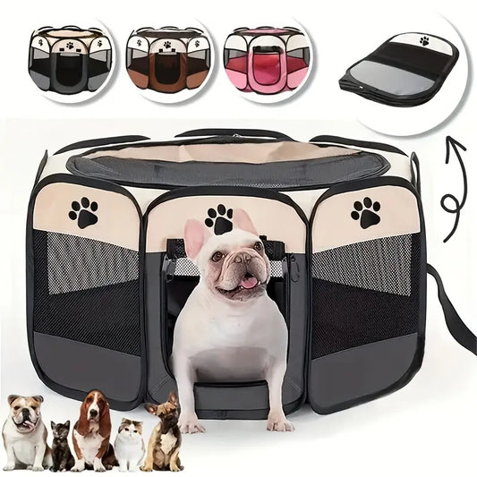 Portable Pet Playpen - Foldable