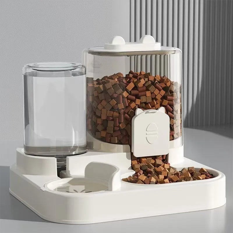 Automatic Dog/Cat Feeder With Water Fountain