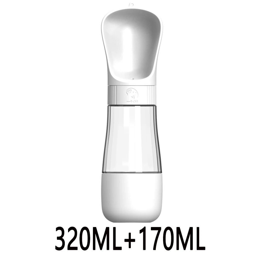 2‑in‑1 Portable Dog Water Bottle